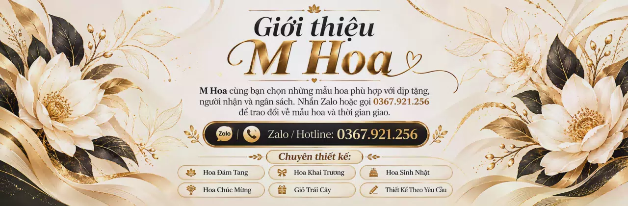 Ảnh bìa Shop hoa tươi Xã Minh Hoá Quảng Trị - Thêm sắc hoa cho ngày vui